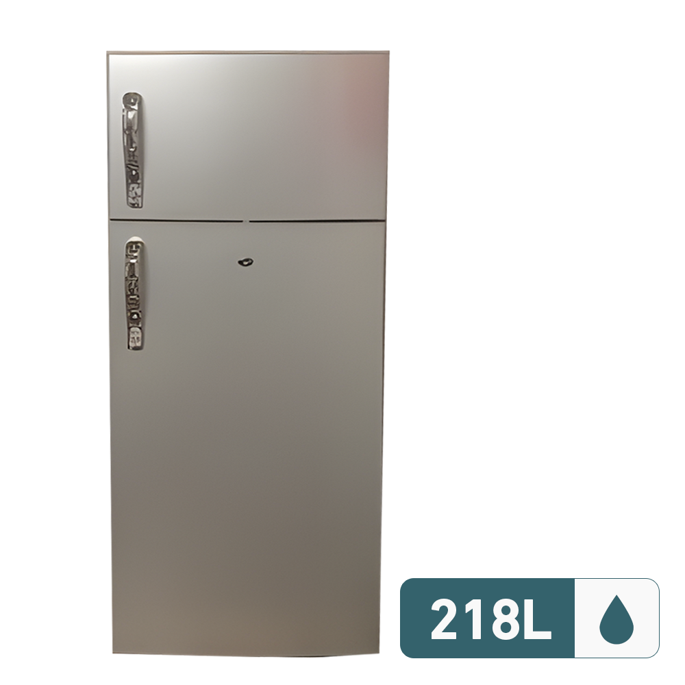 338L refrigerator displayed in a contemporary kitchen setting.