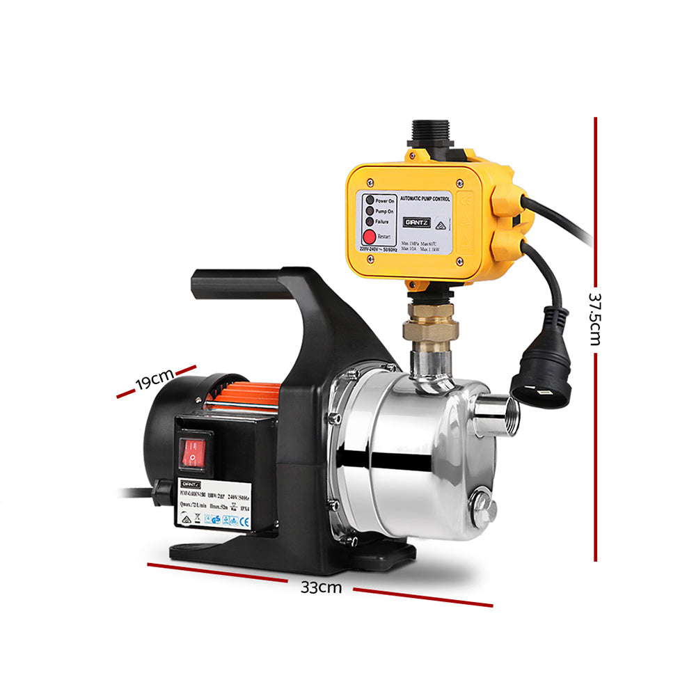 IPX5 Fully Automatic Control System - Emphasizing the pump's smart automatic control system for optimal functionality.