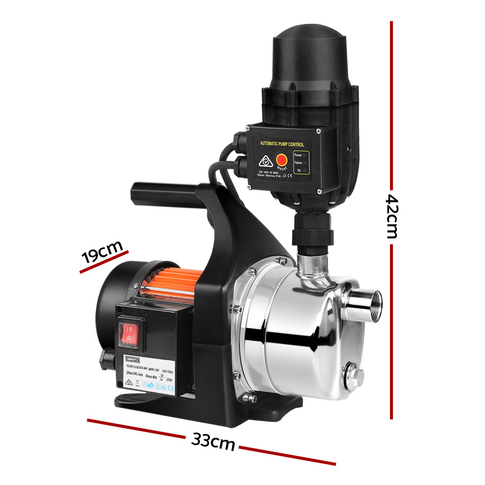 Pump Dimensions and Measurements - Clear representation of the pump's dimensions, ensuring compatibility with different setups.