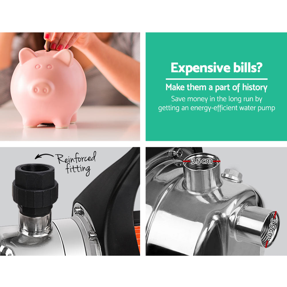 User-Friendly Adjustment Controls - Close-up of the adjustment controls for fine-tuning water pressure and flow.