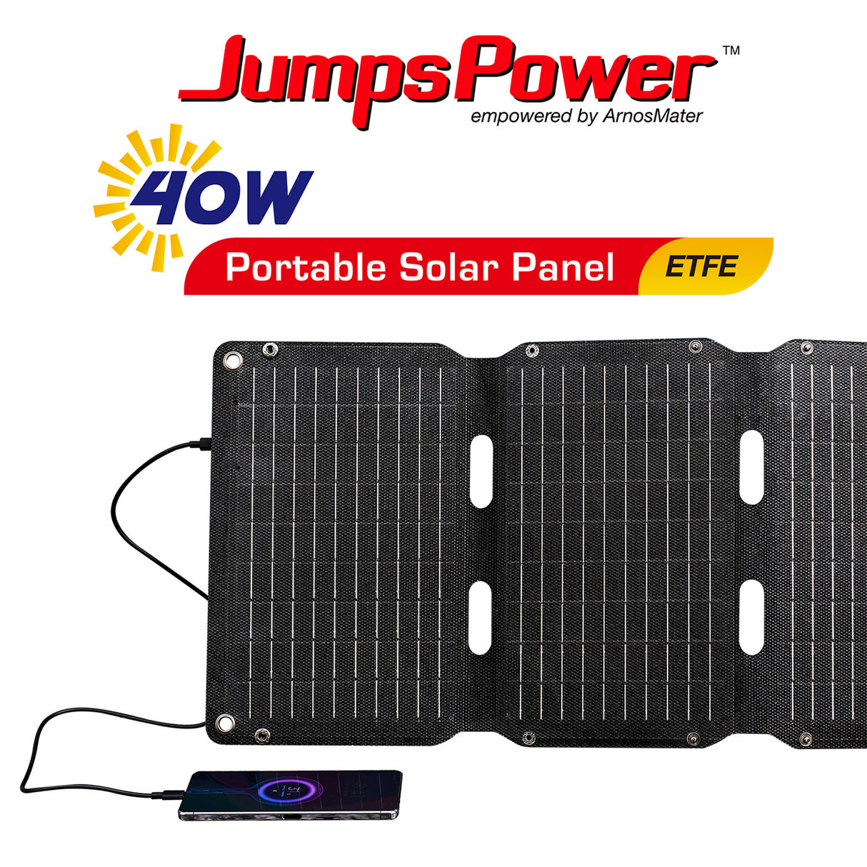 JumpsPower 40W Portable Foldable Solar Panel