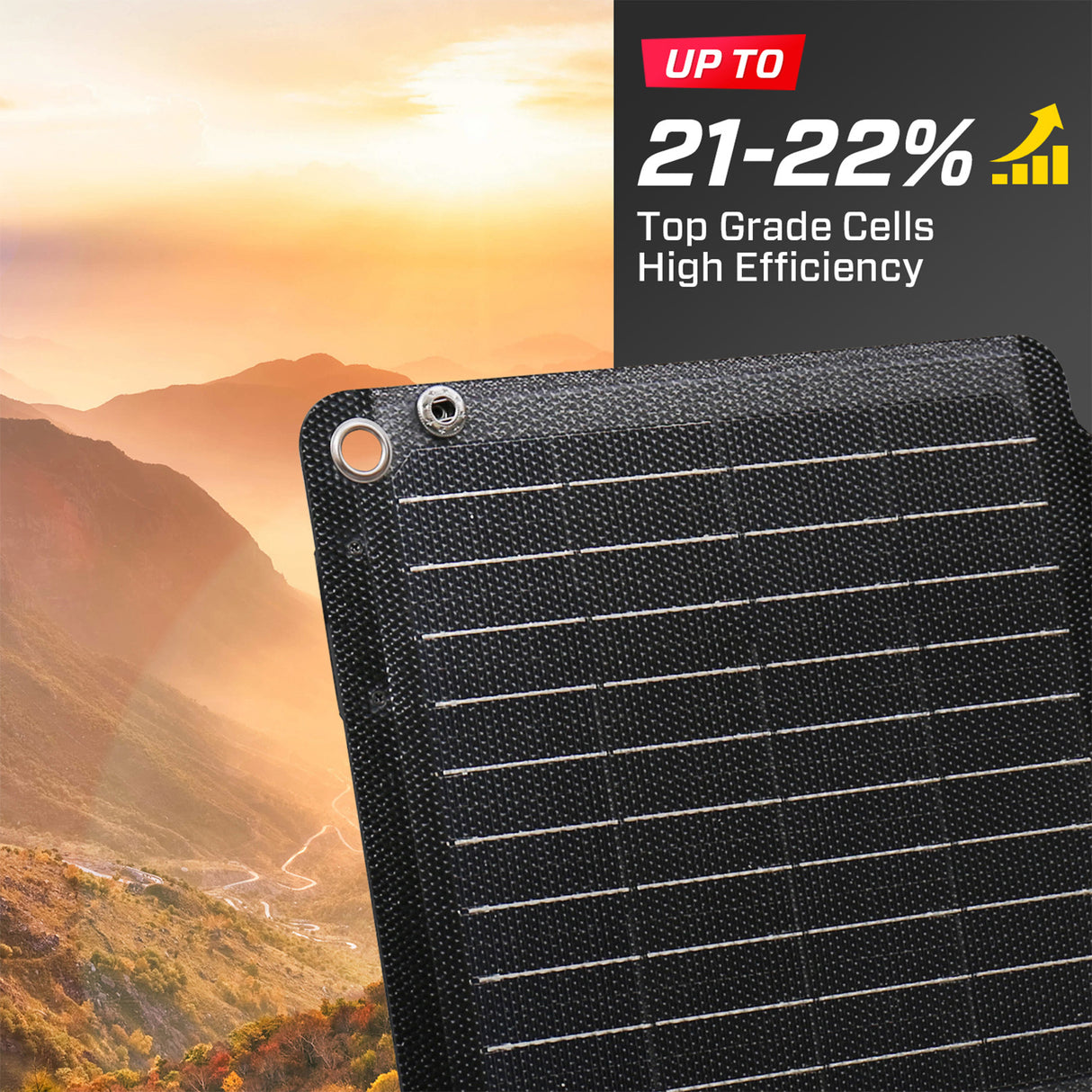 JumpsPower 40W Portable Foldable Solar Panel