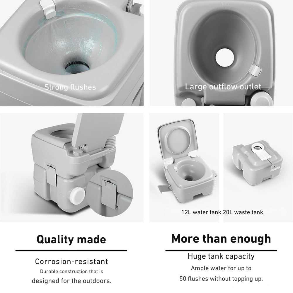 Flush mechanism comparison graphic, showing the toilet's ultra-strong flush system versus traditional one-way flush.