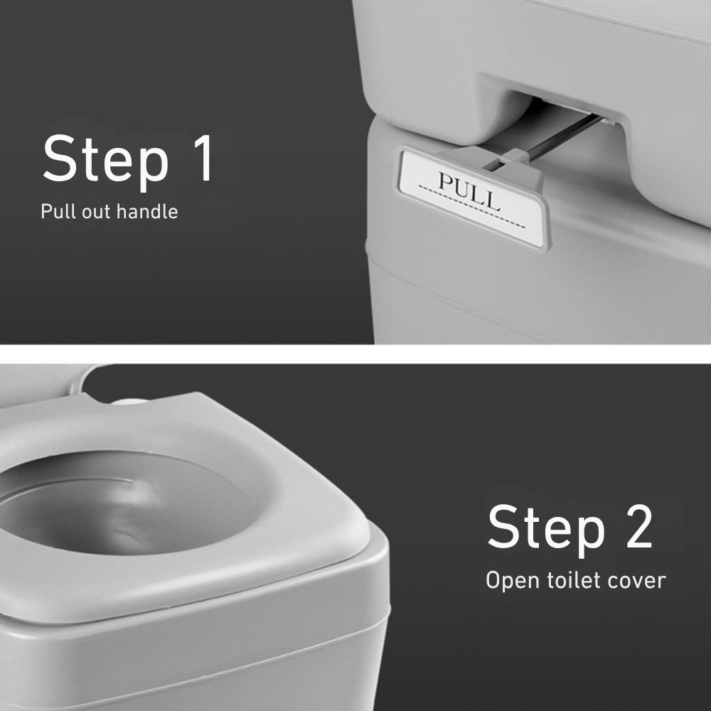 Weisshorn 20L Portable Outdoor Camping Toilet