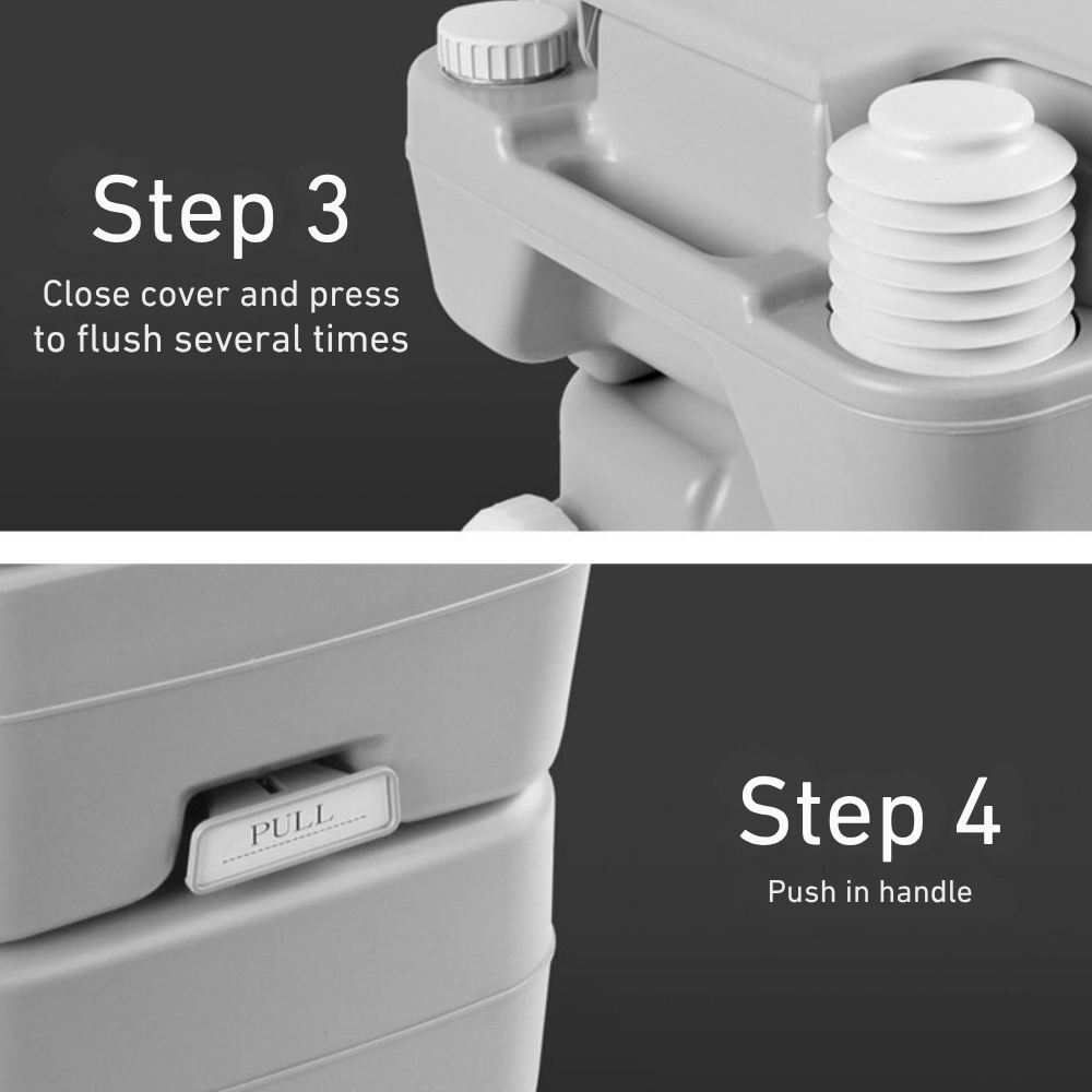 Weisshorn 20L Portable Outdoor Camping Toilet With Bag