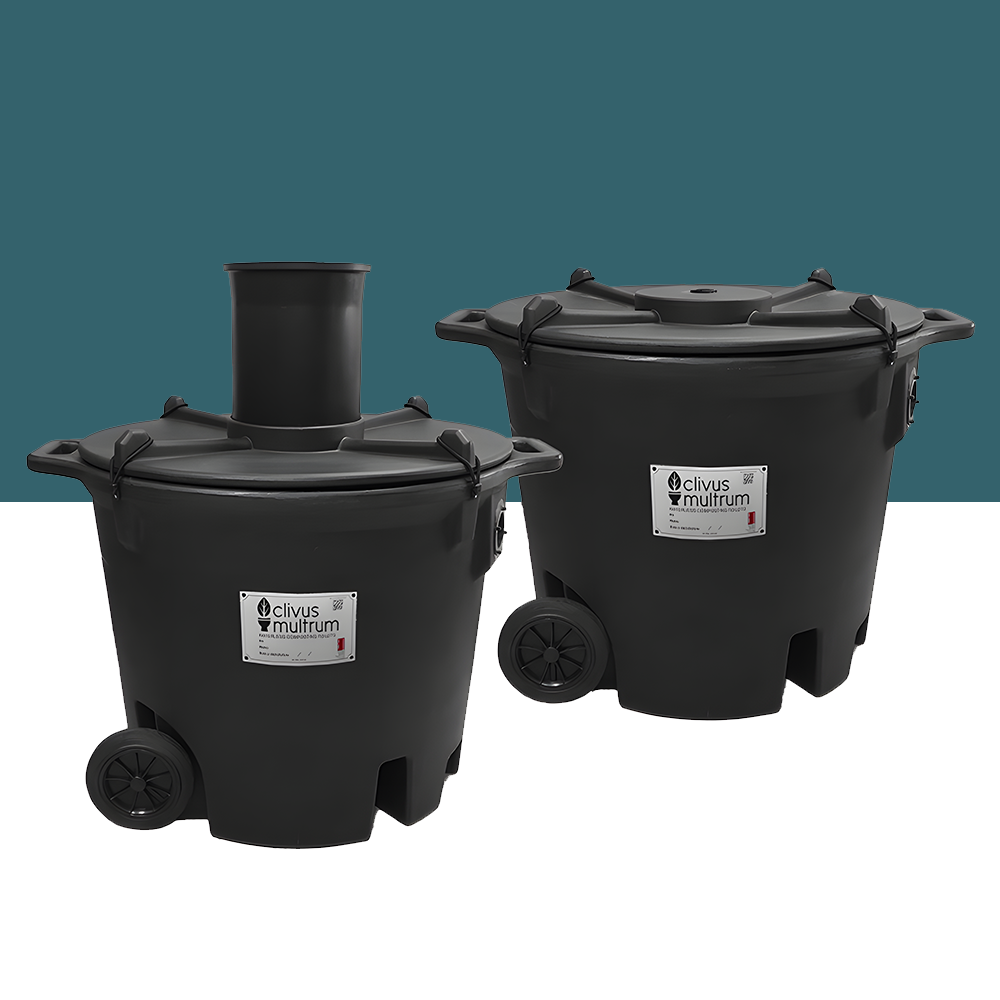 Clivus Multrum High Profile Waterless Composting Toilet with Porcelain