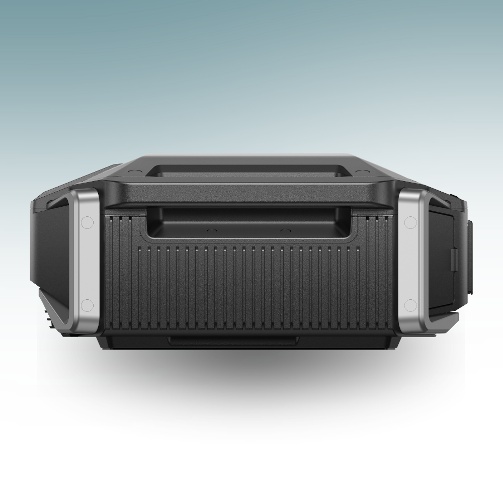 Rear view of Front view of EcoFlow Delta Pro Ultra Inverter + Battery Set