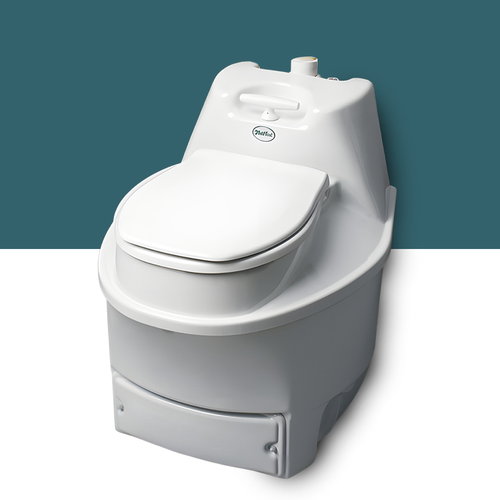 View of EcoLet 25a Waterless Composting Toilet