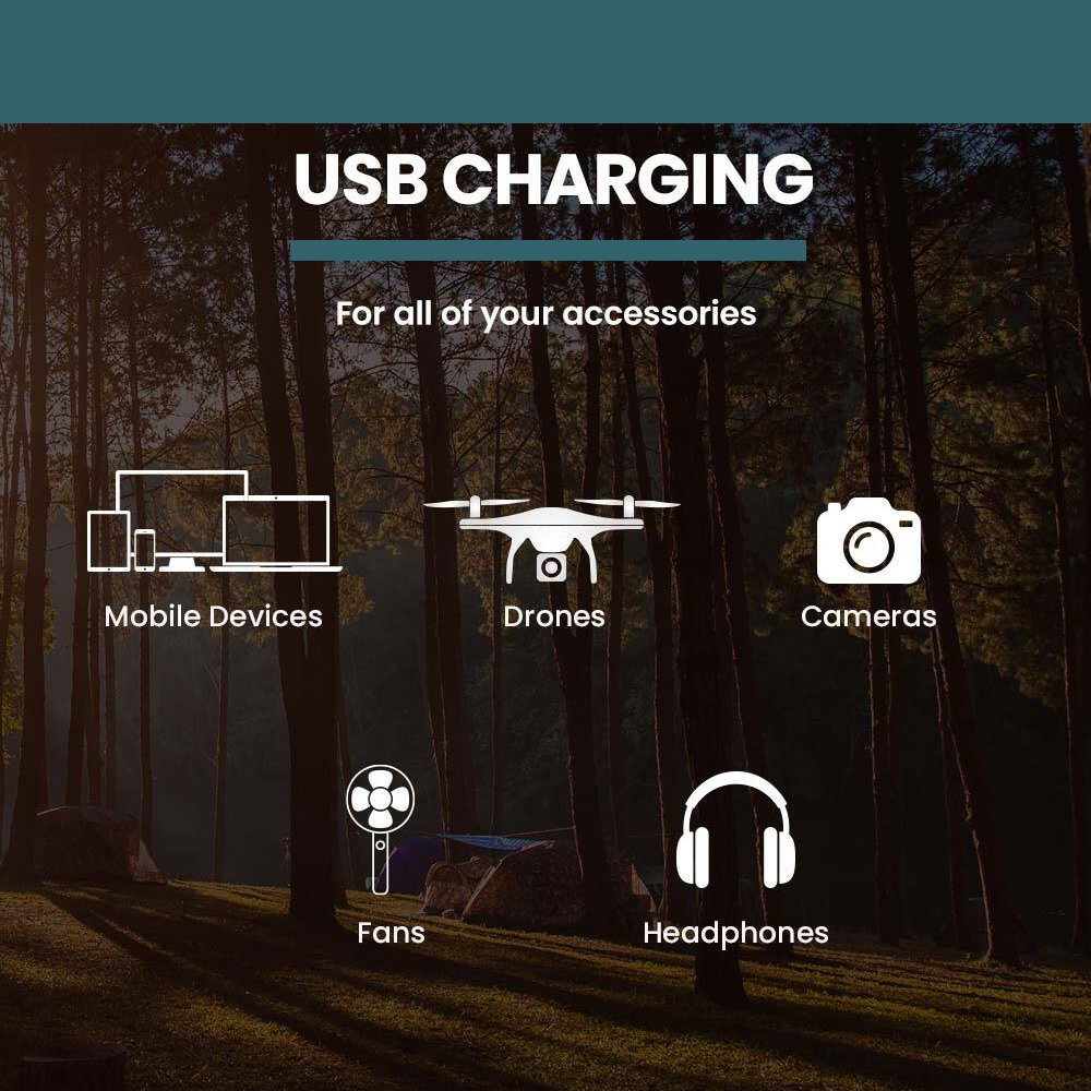 GENPOWER 100W Portable Folding Solar Panel