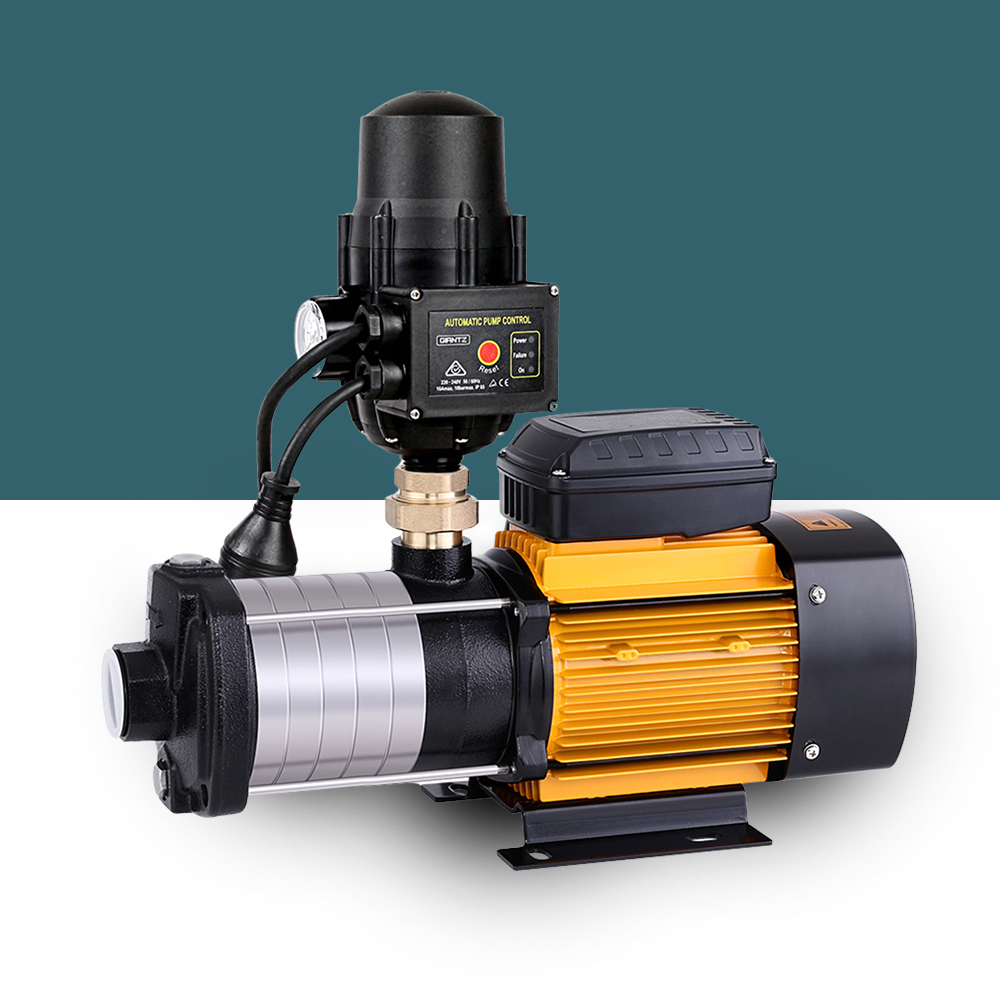 Heavy-Duty Water Pump with Yellow Motor - A durable water pump with a high-capacity yellow motor for efficient operation.