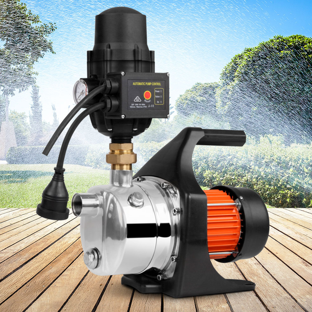 Giantz 1500W High Pressure Garden Water Pump Black