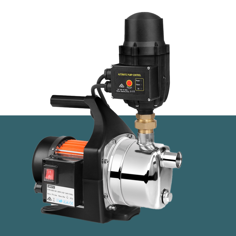Giantz 1500W High Pressure Garden Water Pump Black