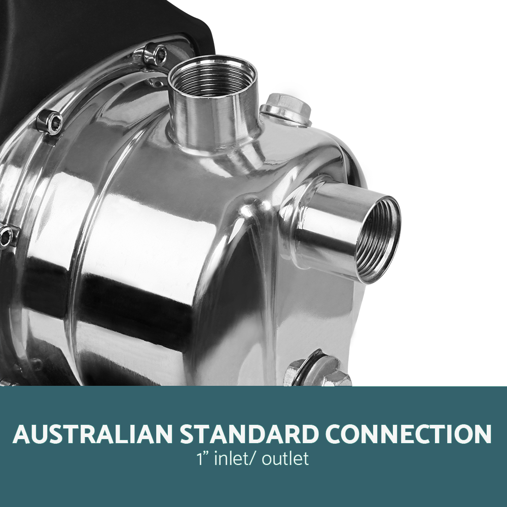 Giantz 1500W High Pressure Garden Water Pump Black