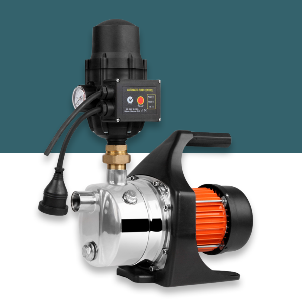 Giantz 1500W High Pressure Garden Water Pump Black