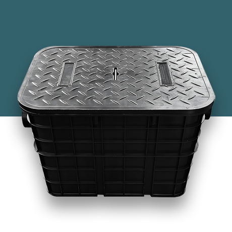 side view of Nature Clear 80L Grease Trap