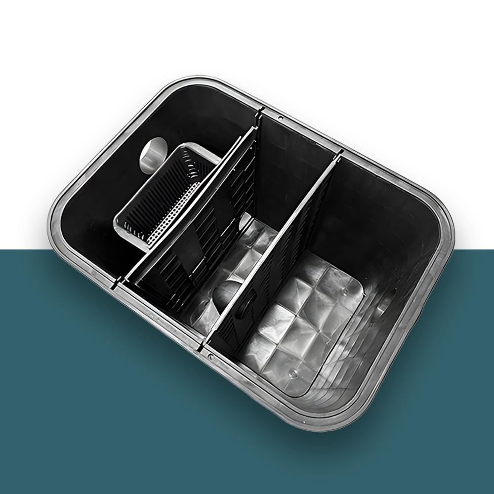 open view of Nature Clear 80L Grease Trap