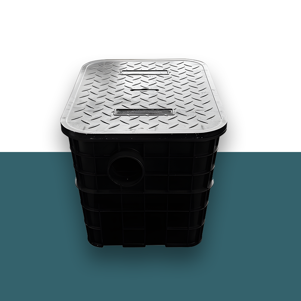 rear view of Nature Clear 80L Grease Trap