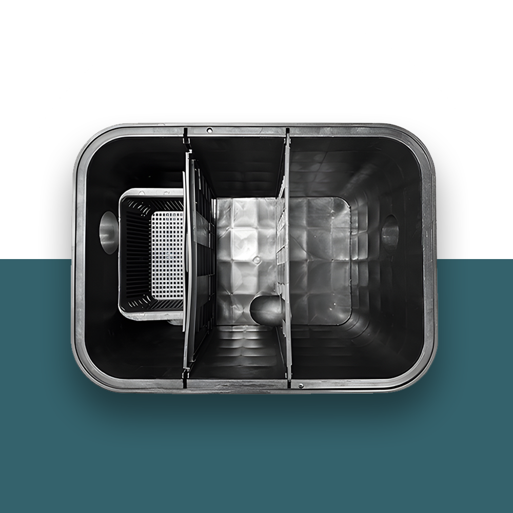 top view of Nature Clear 80L Grease Trap