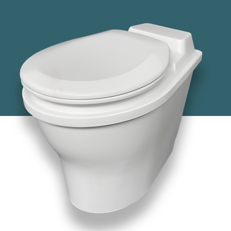 front view of Nature Loo NL3 Composting Toilet with 3 Composting Chambers