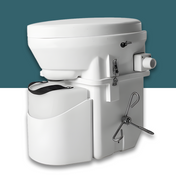 side view of Nature's Head The Classic Composting Toilets