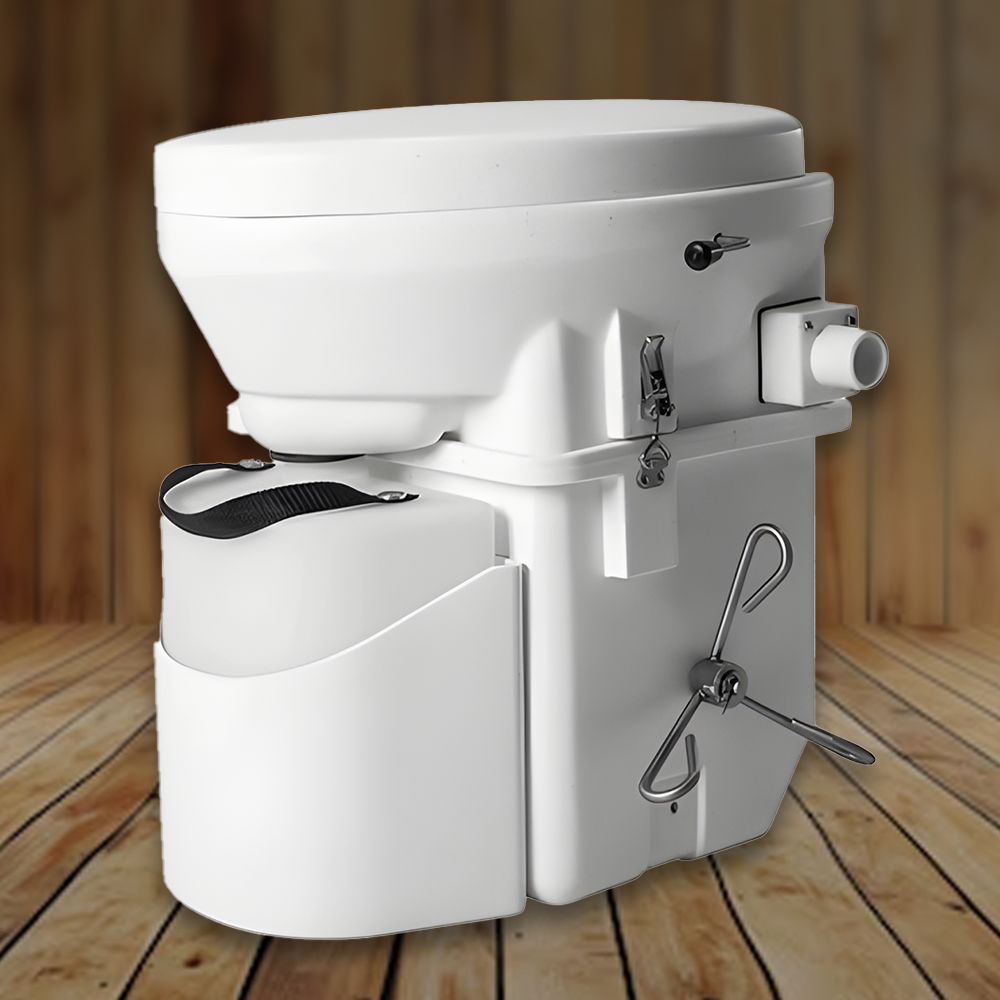 side view of Nature's Head The Classic Composting Toilets