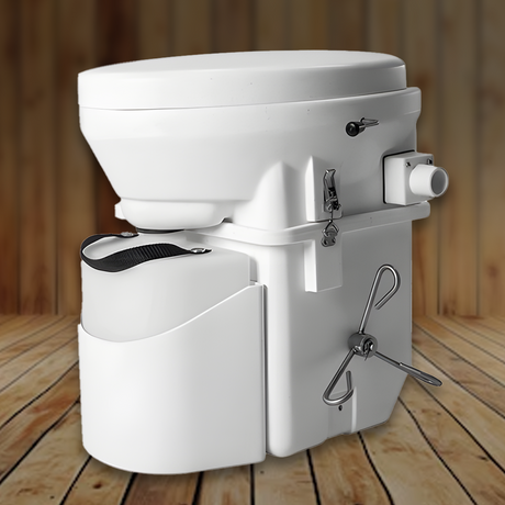side view of Nature's Head The Classic Composting Toilets