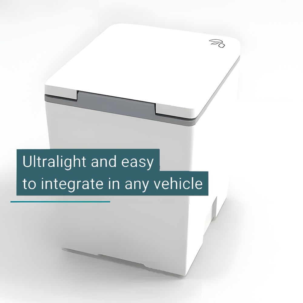 portable and easy to integrate in any vehicles