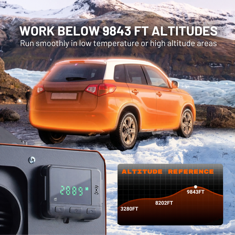 VEVOR 5kW 12V Diesel Air Heater With Remote Control