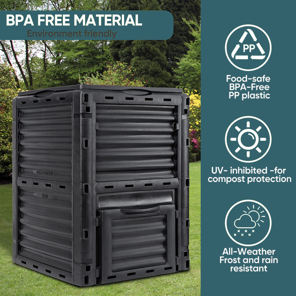 BPA free materials of 300L Large Outdoor Compost Bin