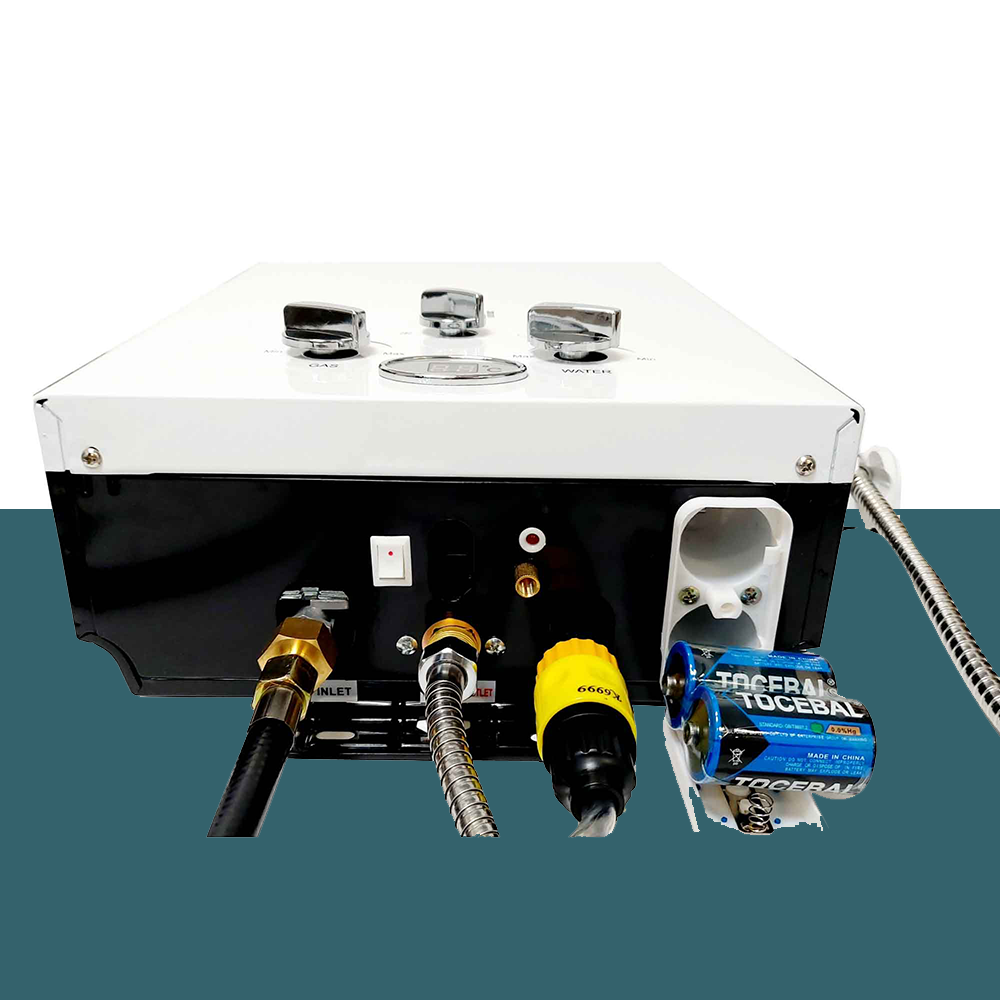 Tocebal New Aim 6L Tankless LPG Portable Gas Water Shower Heater System – Eco ...