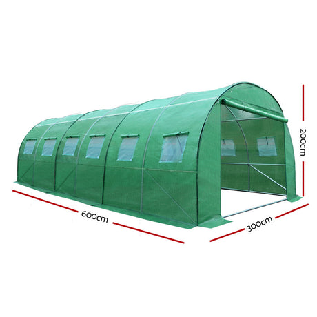 Greenfingers 6 x 3 x 2M Walk In Greenhouse Tunnel