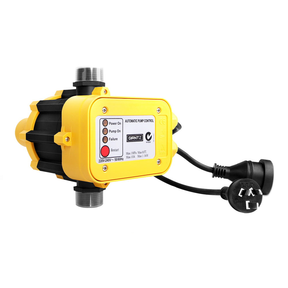 Giantz 1100W High Pressure Garden Water Pump Yellow