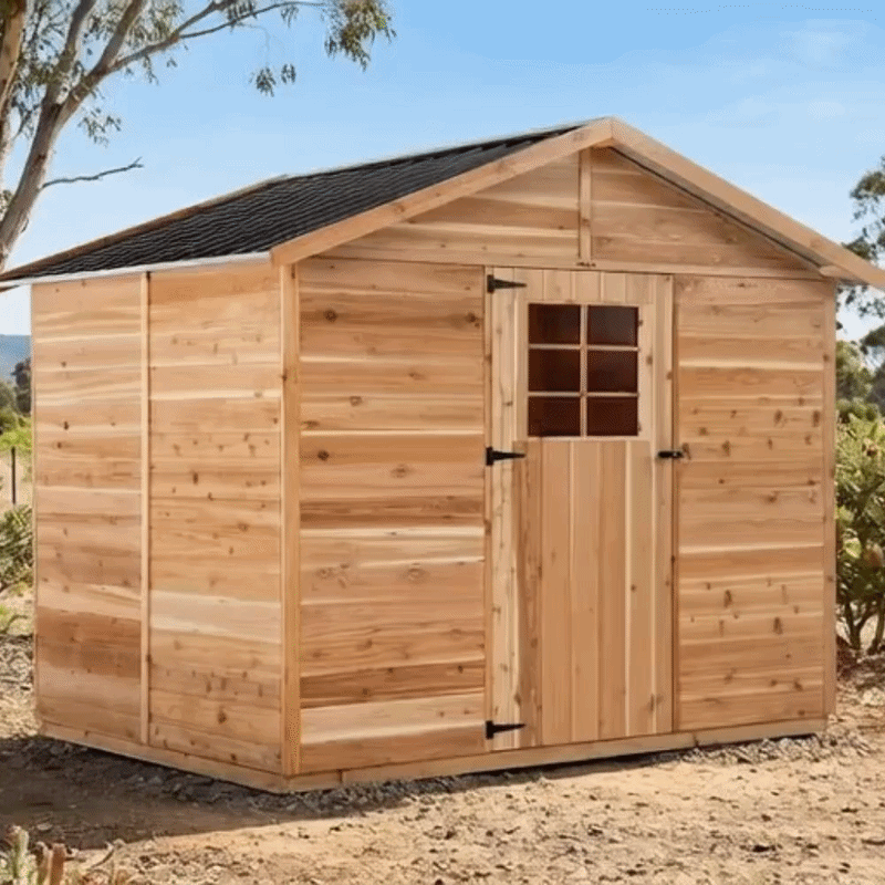 Solazone Australian-Made Cedar Compost Toilet Shed