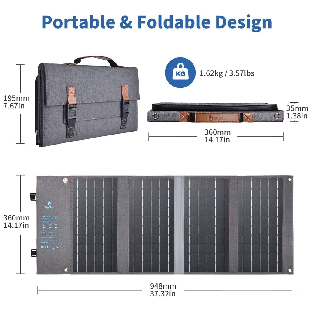 A photo of the solar panel in outdoor environments, demonstrating its durability and functionality in rugged conditions.