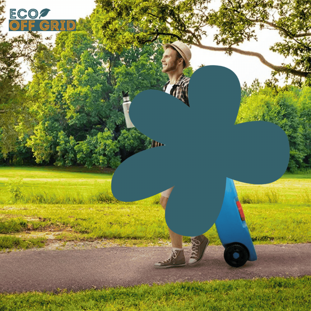 Weisshorn 40L Portable Wheel Water Tank - Blue