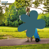 Weisshorn 40L Portable Wheel Water Tank - Blue