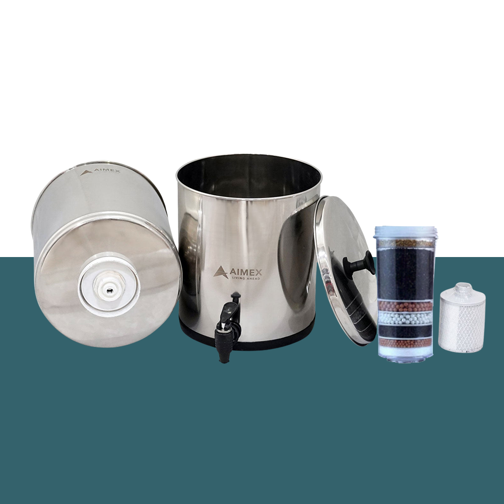 un assembled Aimex Stainless Steel 304 8 Stage Water Filter System