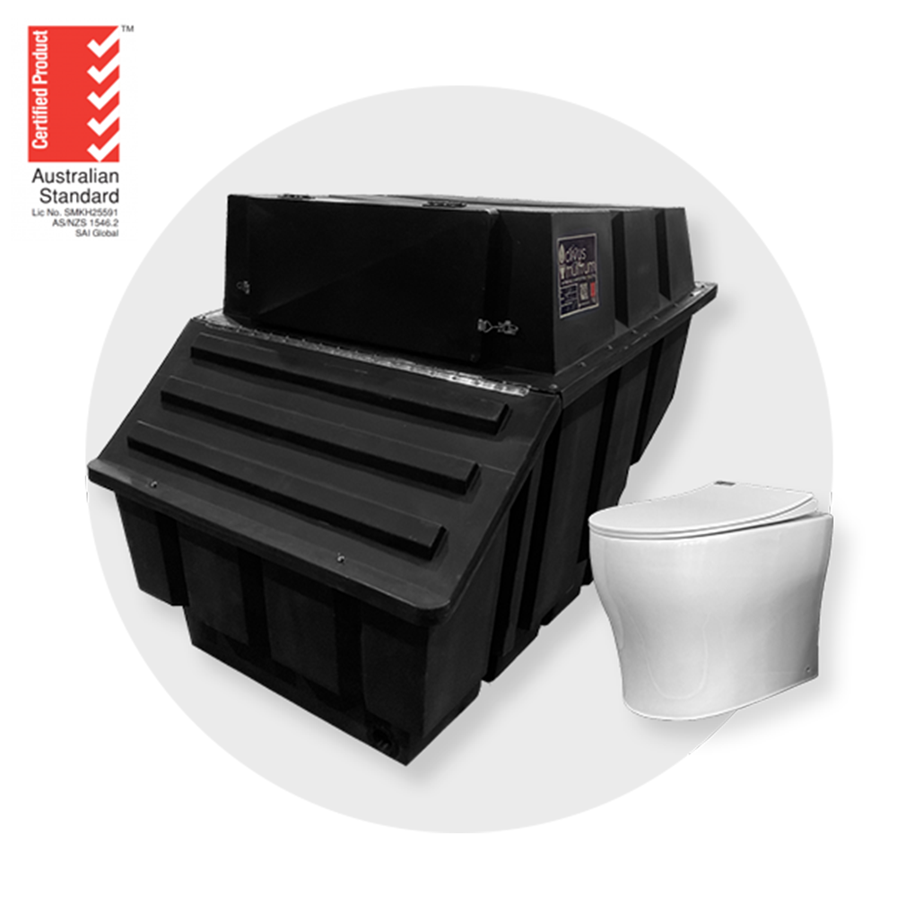 Clivus Multrum CM8 Next Gen Continuous Waterless Composting Toilet