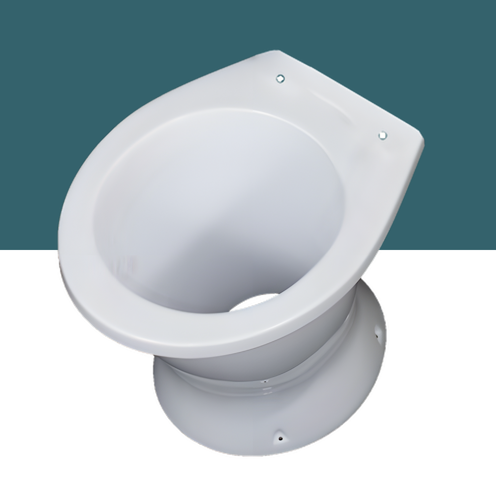 top view of Ecoflo Premium Polymarbe Pedestal (ex seat)