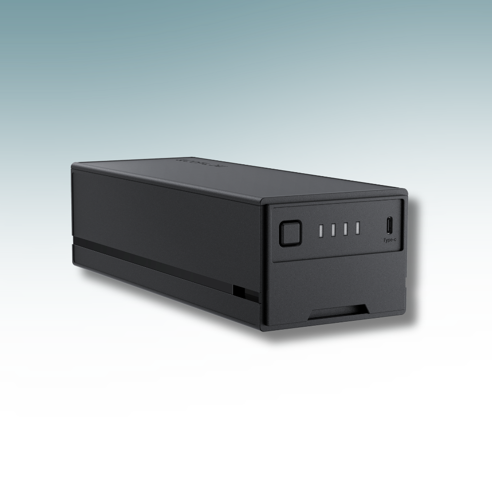 angled view of Compact 298Wh Glacier Plug‑in Battery