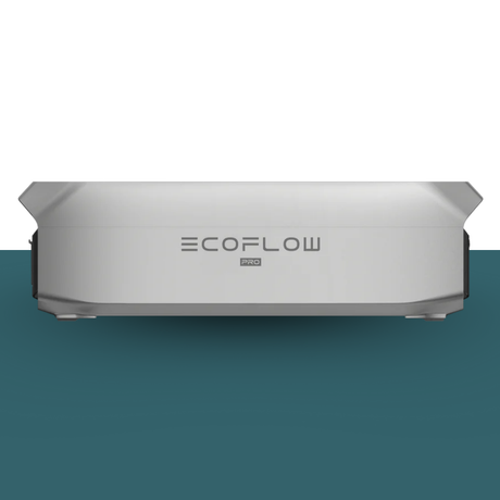 EcoFlow device on a gradient background