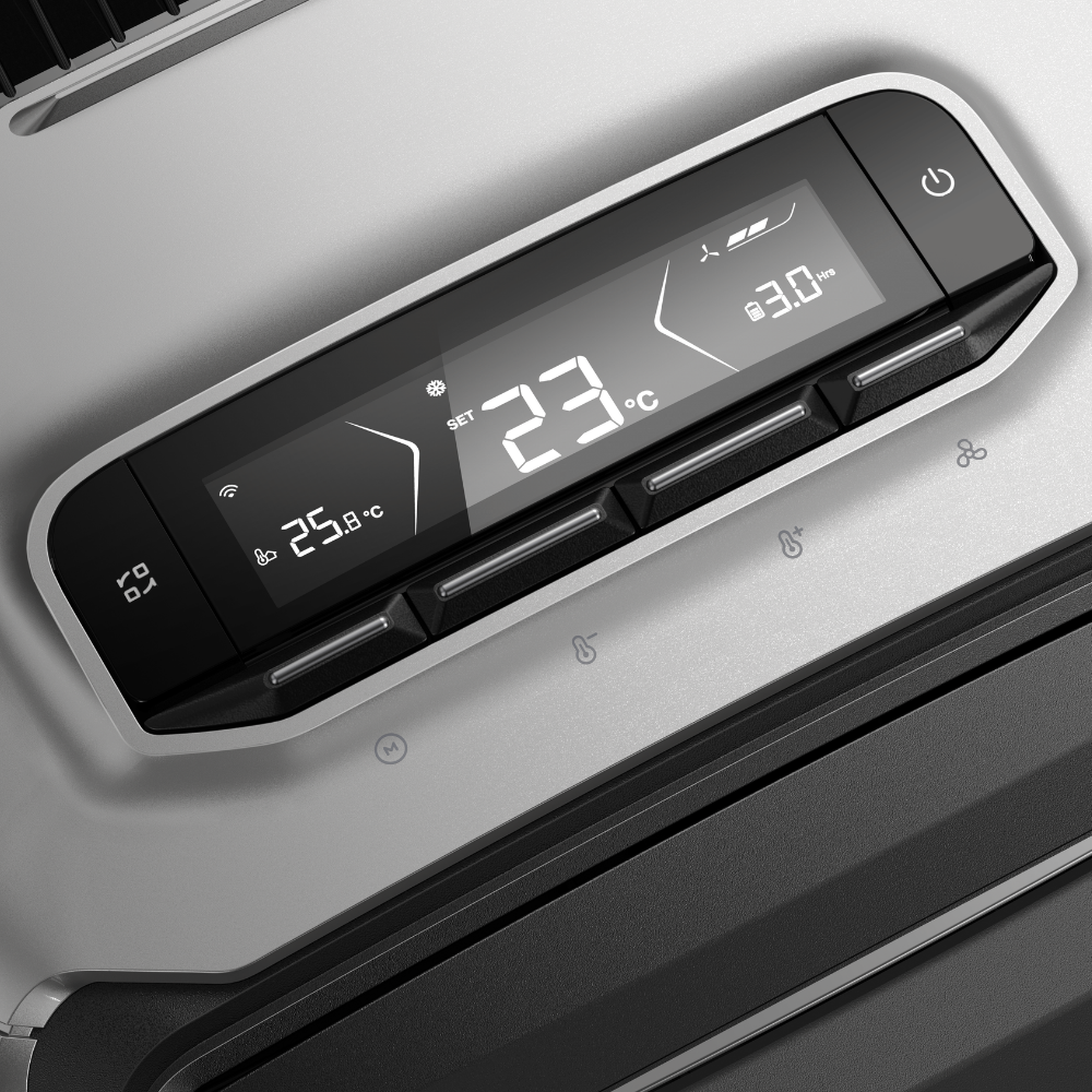 Control panel of EcoFlow Wave 2 Portable Air Conditioner