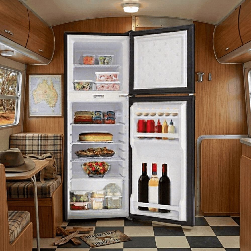 GECKO 142L 12V/24V Portable Upright Fridge Freezer