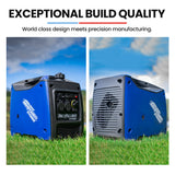 A comparative display showing the generator's high build standards, combining modern design with precise manufacturing for optimal performance.