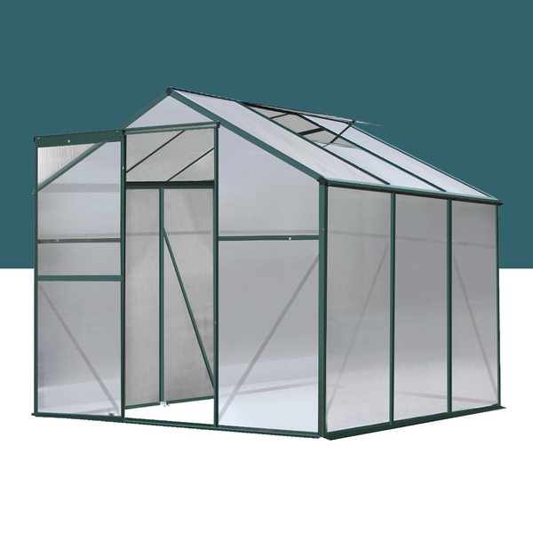 Greenfingers 1.9x1.9x1.83M Aluminium Polycarbonate Walk In