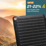 JumpsPower 100W Portable Foldable Solar Panel