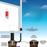 Nature Loo Alectura Composting Toilet with Porcelain Pedestal