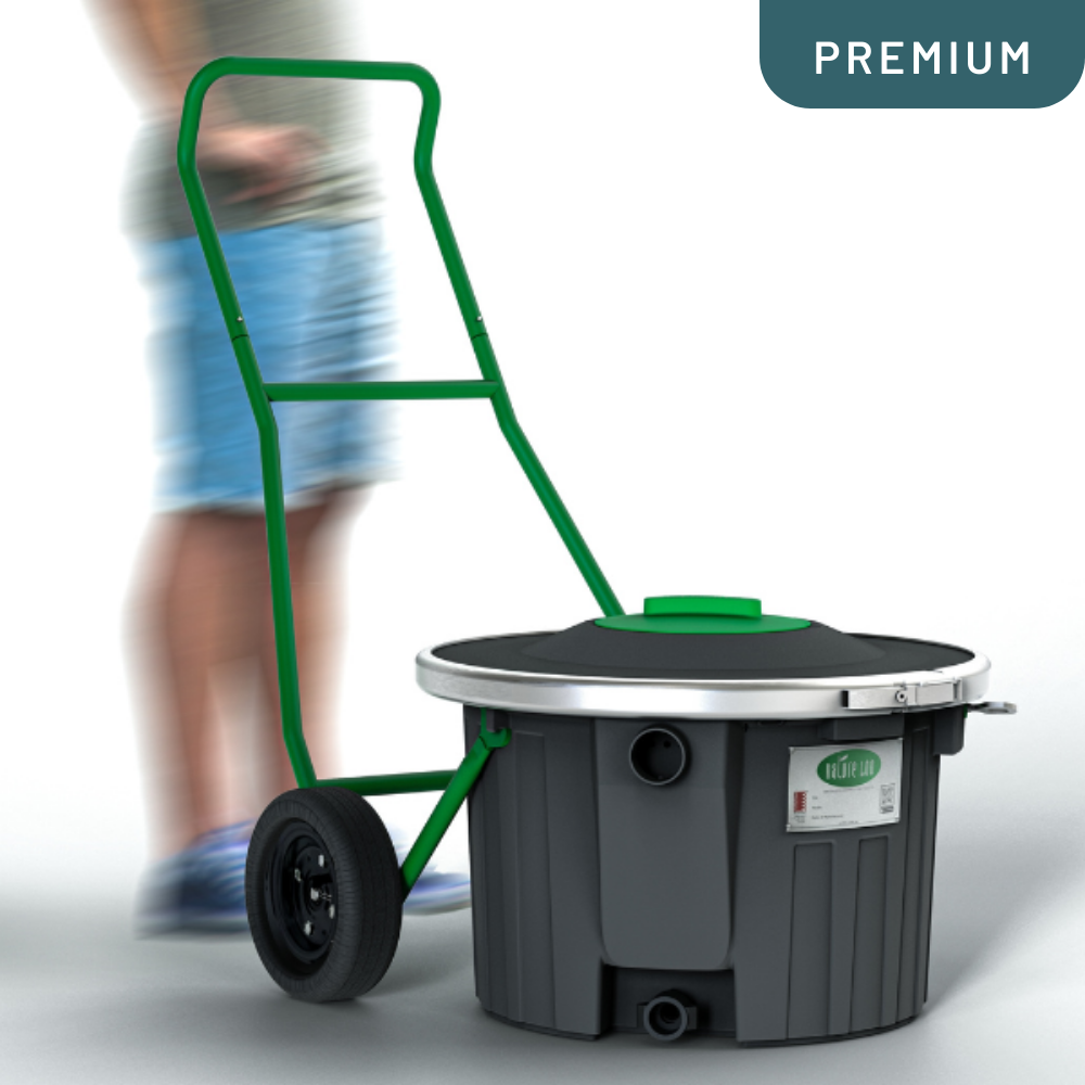 Nature Loo Alectura Composting Toilet with Porcelain Pedestal