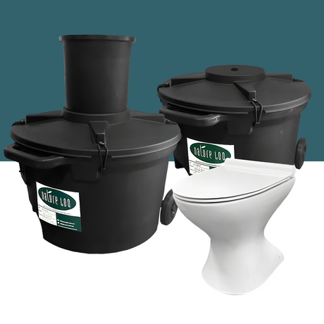 Nature Loo Classic 650 Composting Toilet with Porcelain Pandora Pedestal