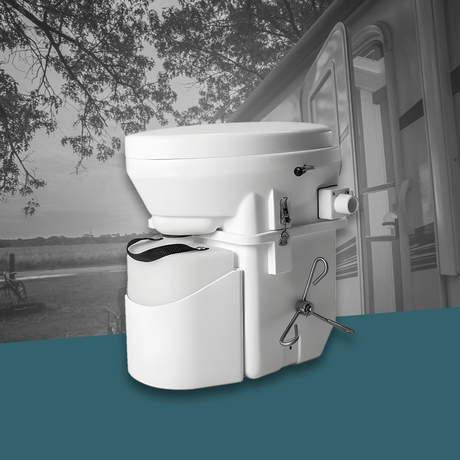 outdoor view with Nature's Head Self-Contained Composting Toilet